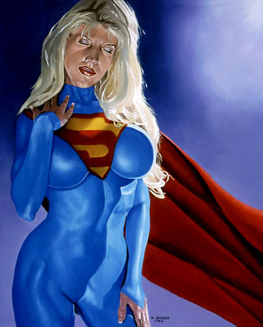 Elseworld Supergirl Comic Book Character Art